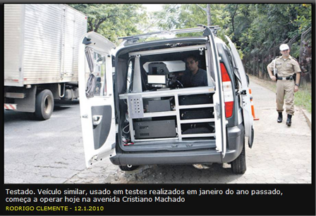 Belo Horizonte: "Radar-surpresa" começou a multar desde o dia 08 de junho
