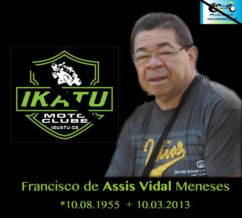 Morre em acidente, Assis Vidal, motociclista e empresário na cidade de Iguatu(CE).