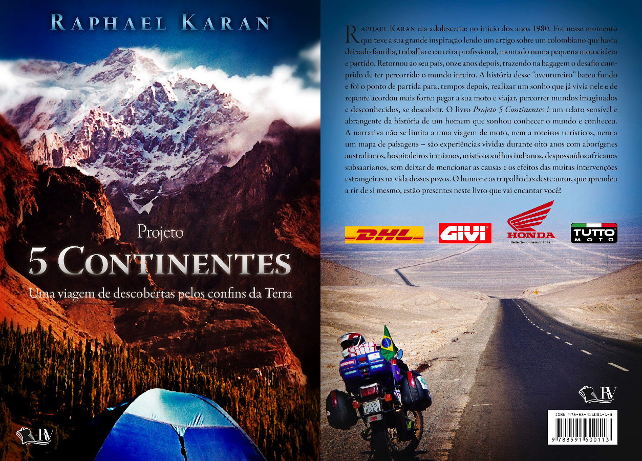 Livro – Um sonho em 5 continentes!