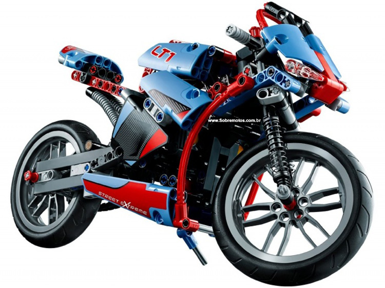 Lego lança modelo de moto ‘Street’ e ‘Chopper’ para colecionadores de duas rodas.