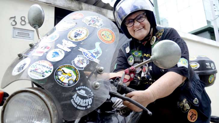 Aos 65, Graça preside maior clube de motocicletas do RN