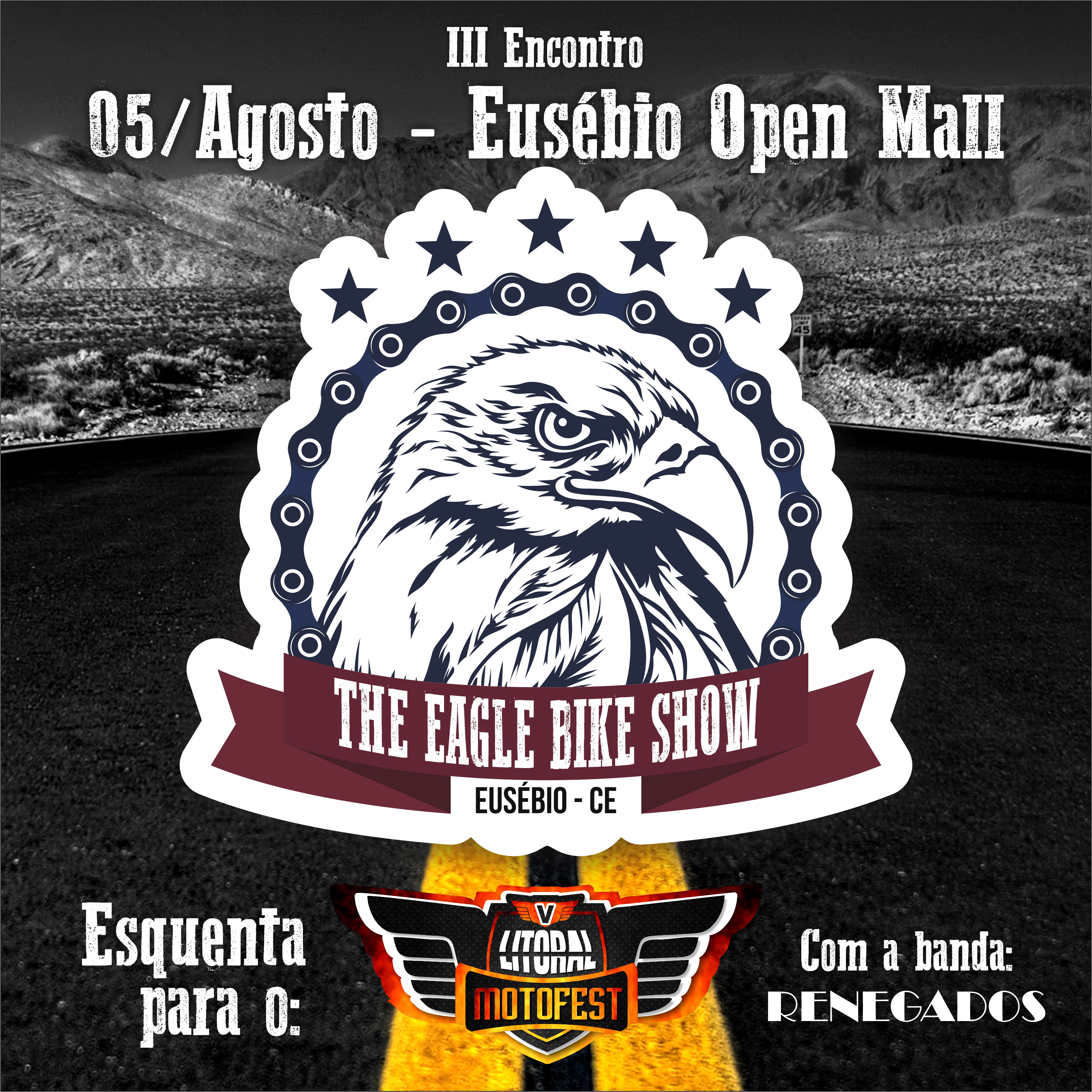 III The Eagle Bike Show promove ‘esquenta’ para o V Litoral Moto Fest
