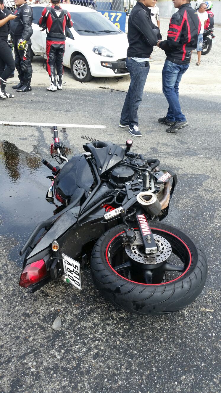 Vídeo mostra acidente com motociclista em Quixadá