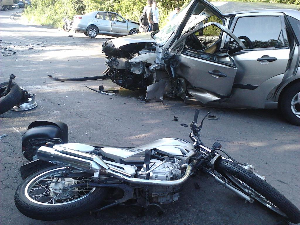 Acidentes com motos em queda em salvador (BA)